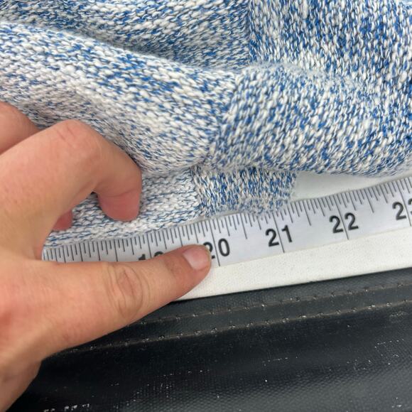 Sundance Danser au Soleil Knit Sweater Blue Pullover Cotton Jumper Medium - Picture 9 of 10